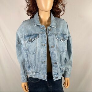 Garage Denim Coupe Boyfriend Fit Light Wash Size XS